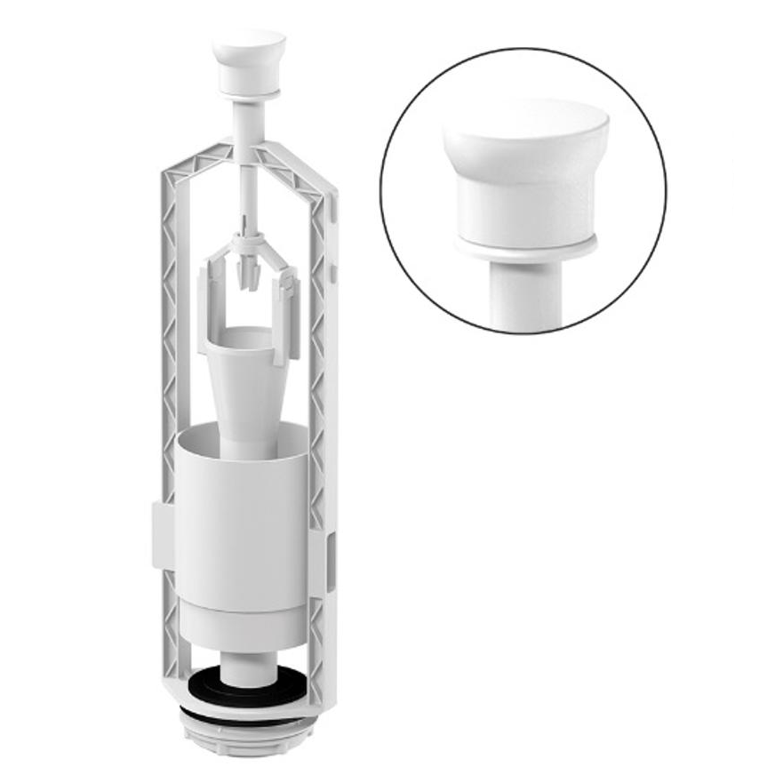 Ventil vypúšťací,TE-4549B/I,tiahlový biely